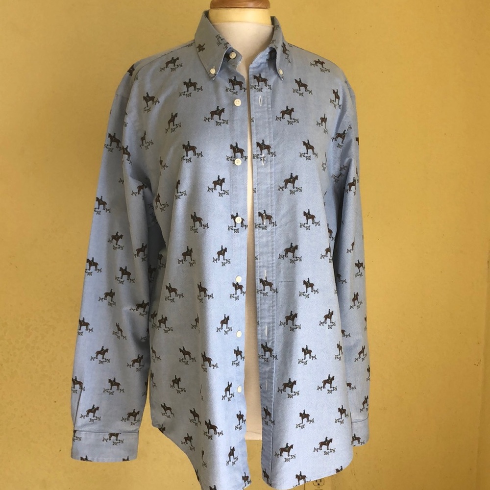 POLO by Ralph Lauren Men’s Classic Fit Longsleeve Button Down Shirt, Size L